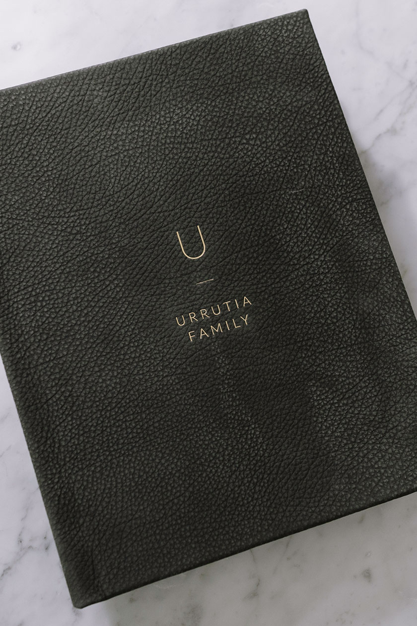 luxe leather album